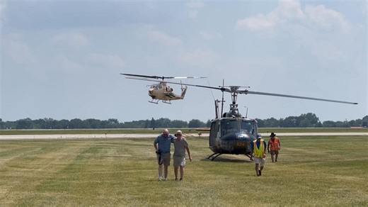 166K views · 4.8K reactions | AH-1F Cobra 998 coming in after a Living History Flight Experience ride at the Dayton 2024 Airshow. This is our only F model cobra that still has the ADS ( Air Data Subsystem) boom. #keephistoryflying #bellhelicopter #helicopter #armyaviation #cobra #desertstorm | Gateway STL Army Aviation Heritage Foundation & Flying Museum | Facebook