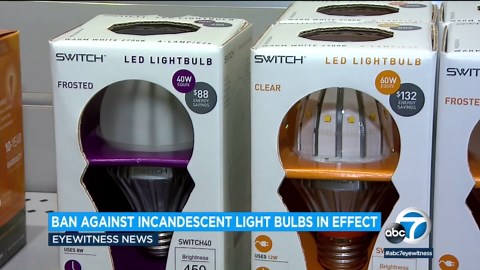 Incandescent light bulb ban: What you need to know as new rule takes effect