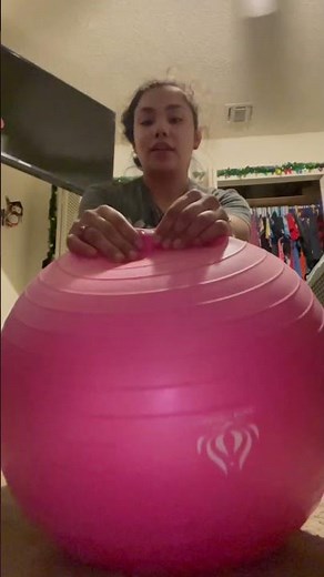 Yoga ball (Amazon review)
