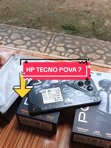 Discover the HP Tecno Pova 7 with 7000 mAh Battery