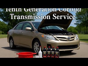 10th Gen Corolla Transmission Fluid COMPLETE Change