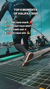 TOP 5️⃣ moments from racing in Halifax! 👀 #SailGP #sailing #racing
