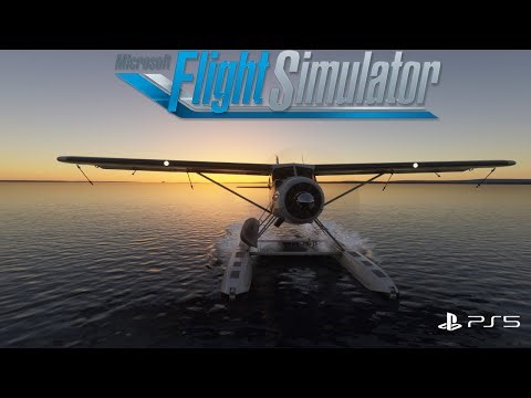 Landing a float plane on my hometown lake! | MSFS24 PS5