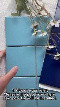 How to choose the right pool tile?