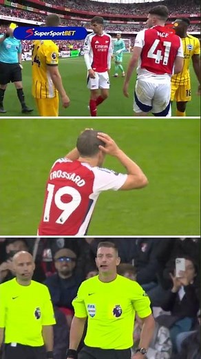 All three of Arsenal's Premier League red cards this season!