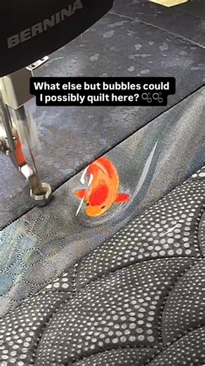 Next little sneak peek at the custom quilt for this week. I’m about 5 days in now and feel like I’m finally making some progress!! Aren’t these little fish the cutest? 🐟 #thequiltroomaustralia #longarmquilting #machinequilting #customquilting #quilting #longarmquilter | The Quilt Room