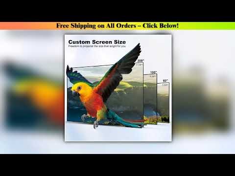 DESS 4K projector native picture quality 1080P Android projector auto focus dual WiFi HIFI audio