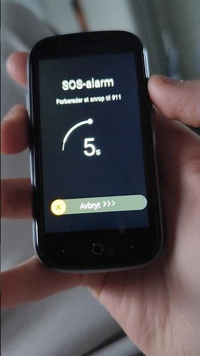 The famous SOS alarm from Google Pixel