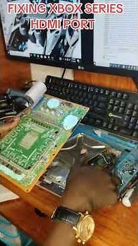How to disassemble Xbox series and fix broken HDMI port #xbox #sony #playstation #xboxone #gaming