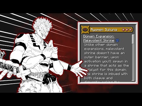 Ryomen Sukuna - Minecraft Origin Showcase