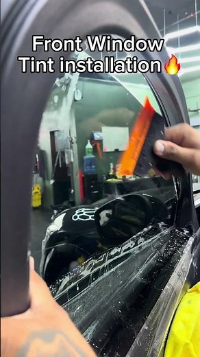 Front Windows Tinted Perfectly in One Take