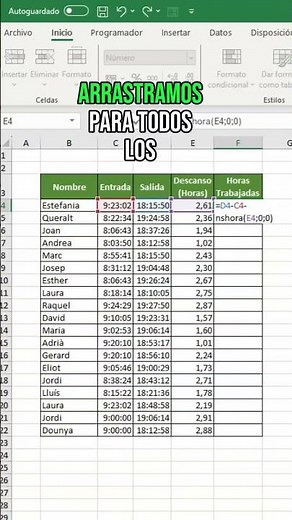 Subtract Hours in Excel #excel