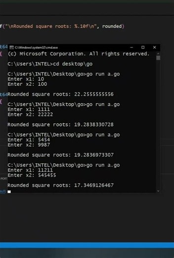 go | Euler project 'rounded square roots' | CodeLearning