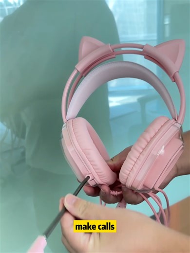 AI Noise Cancellation Headset for Gamers