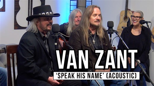 Southern rock icons Van Zant stopped by the CCM Cafe and gave us the first ever live performance of their song 'Speak His Name.' The track is featured on their first ever Christian album, 'Always Look Up,' releasing this Friday, Novemebr 22, 2024. Van Zant is made up of .38 Special co-founder Donnie Van Zant and Lynyrd Skynyrd frontman Johnny Van Zant. | CCM Magazine