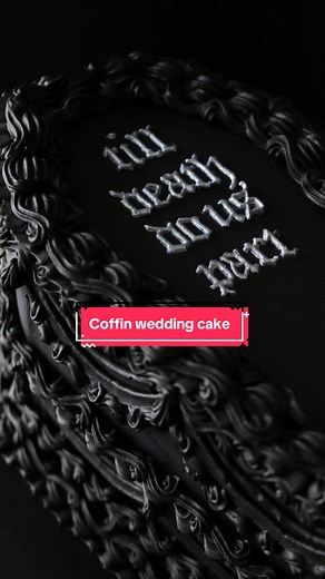 Gothic Coffin Wedding Cake Tutorial