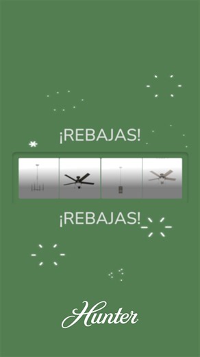 Rebajas de temporada🚨 Hasta 𝟑𝟓% 𝐎𝐅𝐅 en outlet 𝟏𝟎% 𝐄𝐗𝐓𝐑𝐀, compra antes que se agoten😮🛒 Usa el código 𝗢𝗨𝗧𝗟𝗘𝗧𝟭𝟬 | Hunter Fan Mexico