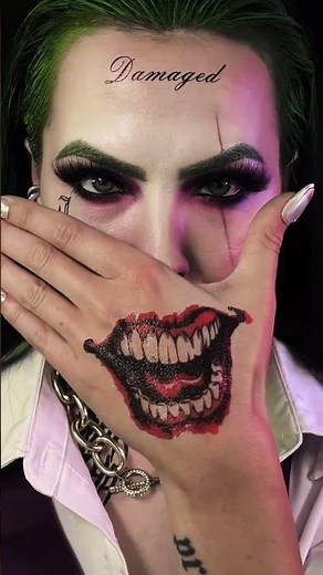 Makeup Transition to Joker 💚🎭 |Halloween Transformation Look | Crazy Glam Meets Chaos
