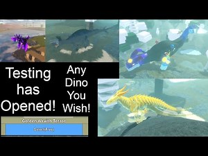 Roblox Dinosaur Simulator TESTING OPENED - Be Any Dino You Wish!(AUTOMATICALLY ELDER)