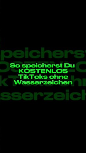 Videos kostenlos und ohne Wasserzeichen Downloaden ✅