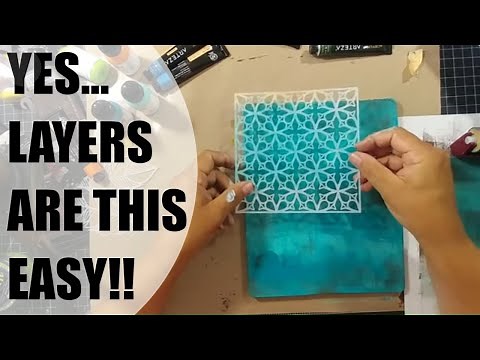 HOW TO make AMAZING cards with a GEL PLATE