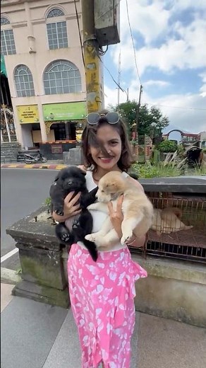My wife’s love for dogs melts my heart every single time 🐶❤️ #dog #doglove #dogobsessed #dogsworld