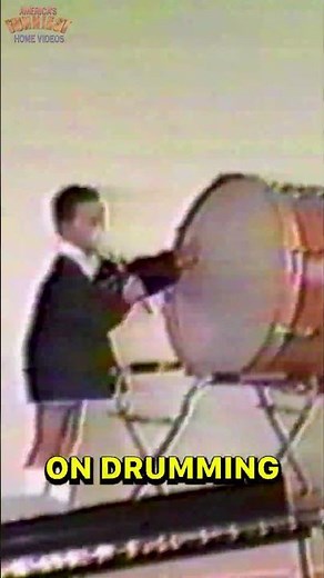 This kid is on a mission with that drum! 🥁 #funny #nostalgia #shorts