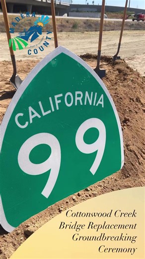 11 reactions | As part of Rebuilding California, Madera County, Caltrans, and local partners held a groundbreaking ceremony for the $36.8 million State Route 99 Cottonwood Creek Bridge Project, funded by SB1 and the Federal Investment and Jobs Act (IIJA).  | Madera County | Facebook