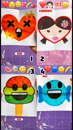 Satisfying Art 1,2,3,4⁉️ #shorts #youtubeshorts#drawing #art #emojichallenge #emoji #viral #trending