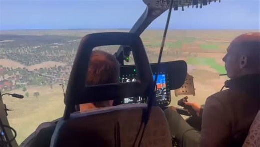 When the weather is no good for flying, hop in a simulator. Multiflight pilots try the H145. #aviation #h145helicopter #aircraftmaintenance #leeds | Multiflight