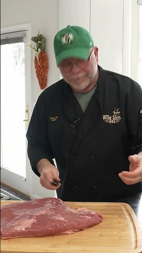 Trimming the Brisket Flat for Corned Beef