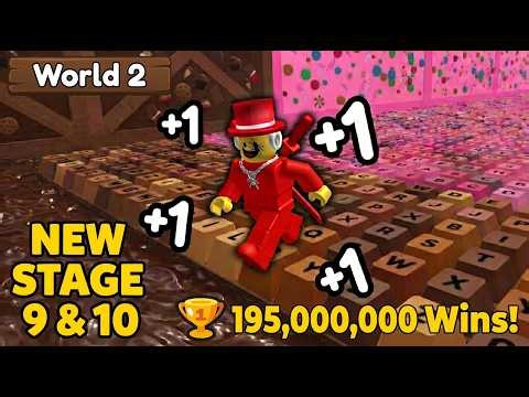 New Stage 9 & 10 in World 2 | +1 Speed Keyboard Escape | Candy & Chocolate