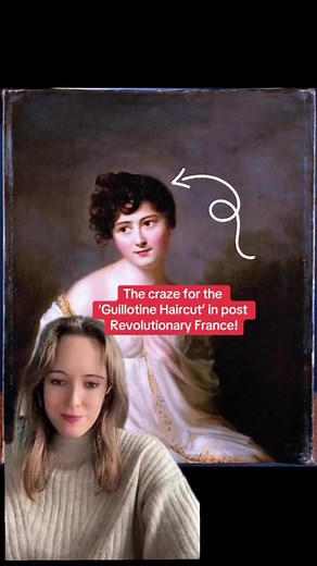Learn about the morbid trend for the ‘guillotine haircut’ in post Revolutionary France!#frenchrevolution #napoleon #josephine #fashionhistory #history #historyfacts #historylovers #19thcenturyart | History with Amy