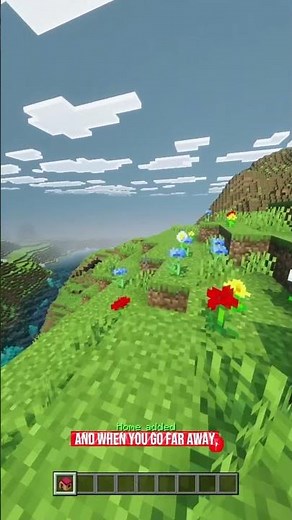 Teleport Home Anytime 😳🔥 | World Utilities Bedrock #minecraft