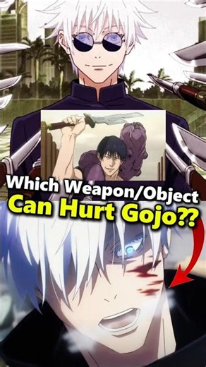 Weapons That Can Break Gojo’s Infinity⚔️ #jujutsukaisen