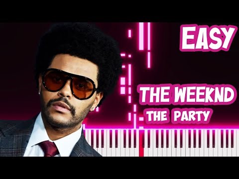 The Weeknd - The Party | EASY Piano Tutorial by OCTOBER