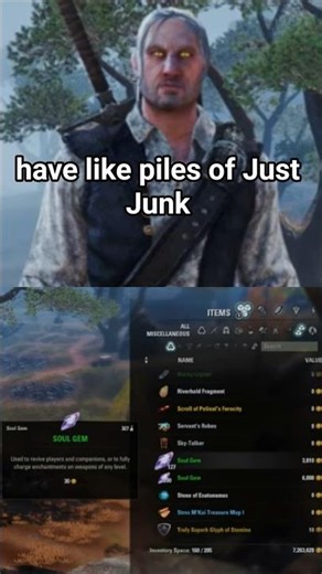 Looking at my Inventory - ESO Junk Haul ASMR #eso
