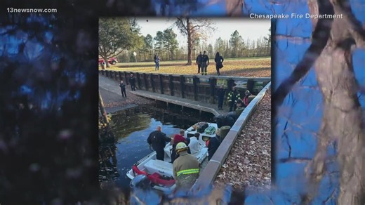 3 rescued after boat overturns on Lake Drummond in Chesapeake