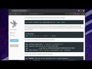 Sparrow Wallet - Download And Verify