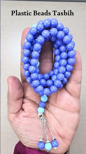 Handmade Plastic Beads Tasbih | DIY Beautiful Plastic Tasbih
