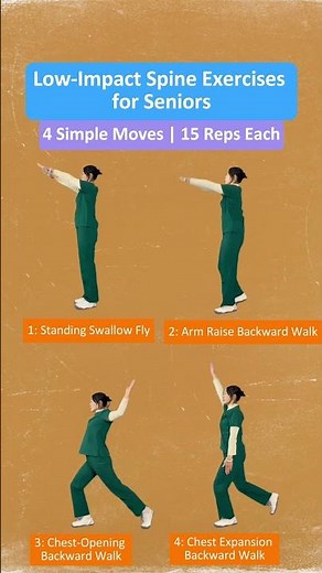 4 Easy Spine Exercises for Seniors to Strengthen Your Back and Improve Posture