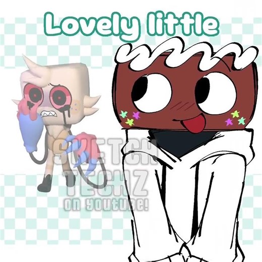 Psycho Teddy (huggablepastry : goob x cosmo) | #dandysworld #animationmeme #toonsquid #goob #cosmo