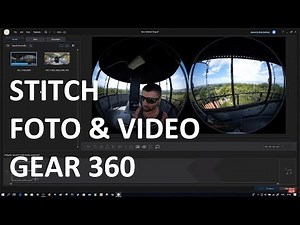 How to make a stitch photo or video of Gear 360 VR using Cyberlink Action Director
