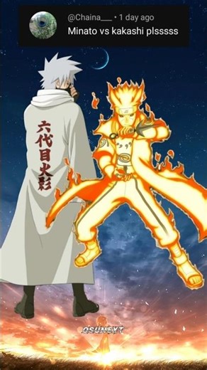 Kakashi 🆚 Minato: #kakashi #minato #naruto