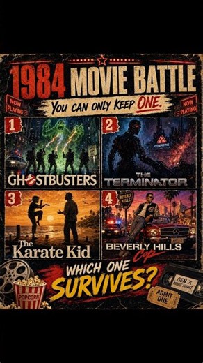 Four absolute 80s classics. One year. One survives.