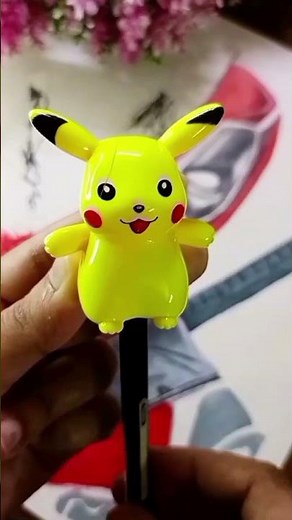 Drawing Pikachu as Deadpool