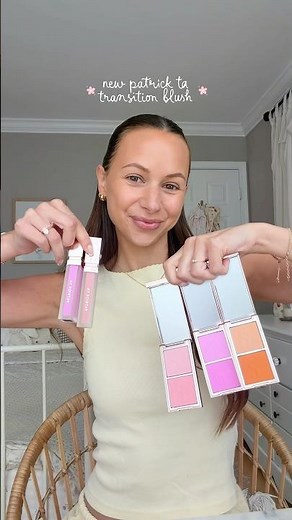 the new patrick ta transition blush tutorial & try-on !! 🌸🪞 #blush #makeuptutorial #makeup