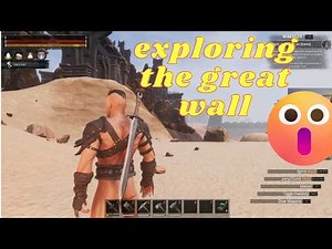 Conan Exile. Exploring the map