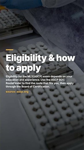 Eligibility & how to applyASCP exam info (with source) — practice app link in description
