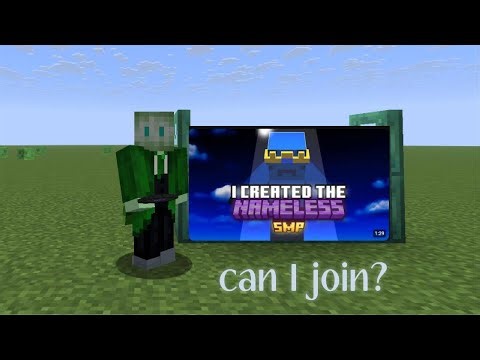appliying to the nameless smp by disecting houses to speedrun diamond gear
